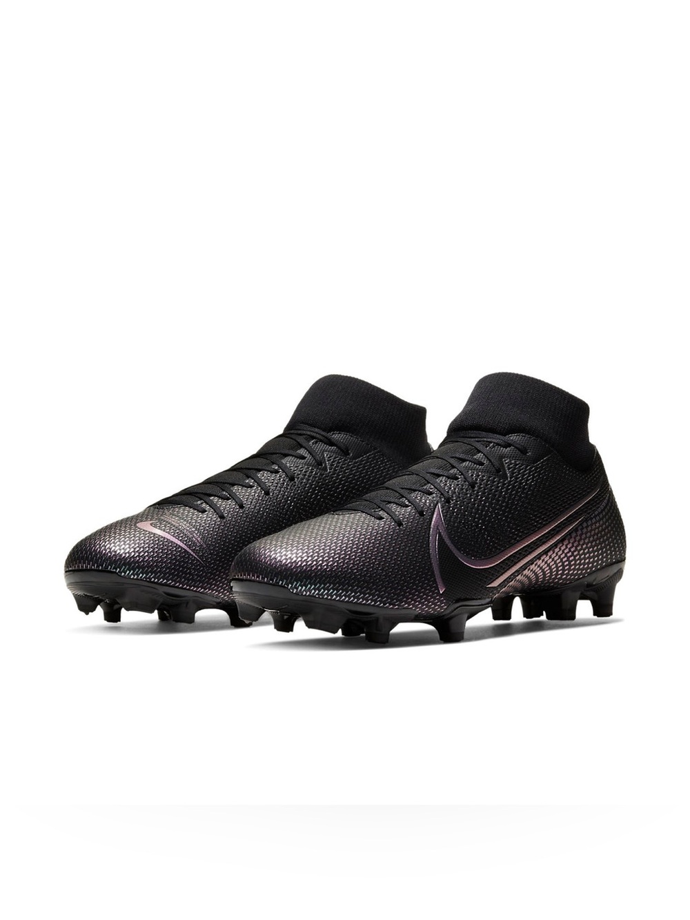 Nike Mercurial Superfly 7 Academy MG 'Black Iridescent’ Soccer Cleats Men’s Sz 9